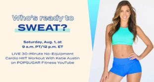 LIVE 30-Minute No-Equipment Cardio HIIT Workout With Katie Austin