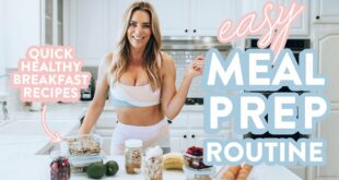 My Easy MEAL PREP ROUTINE | quick healthy breakfast recipes