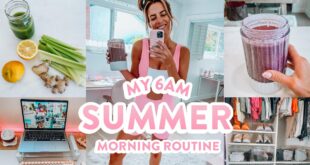 My 6am SUMMER Morning Routine | productive habits + easy breakfast hack